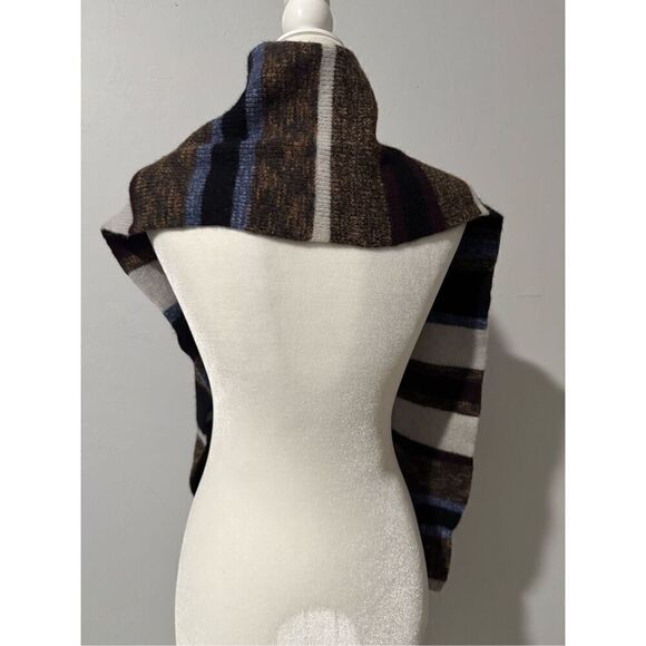 H&M multicolor lambswool blend scarf - Picture 2 of 4